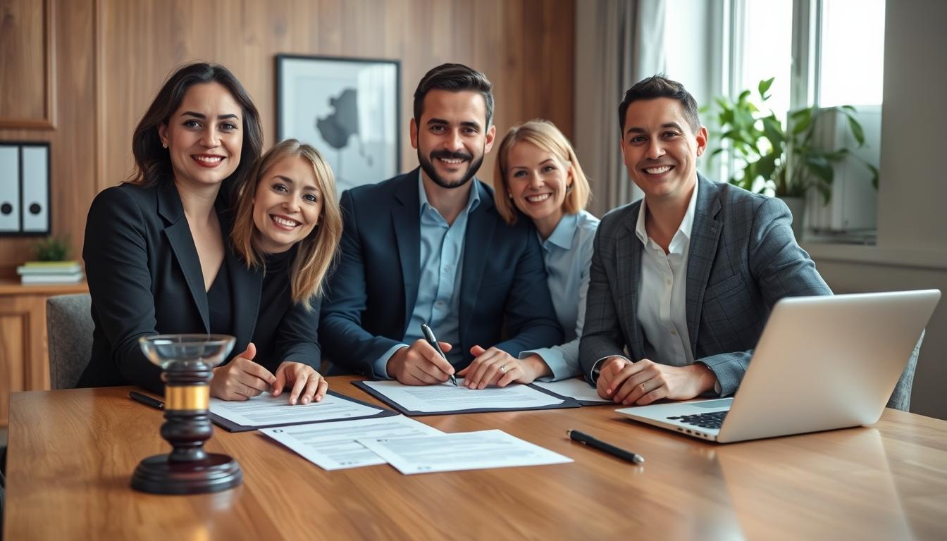 Real estate ownership transfer documents and closing confirmation